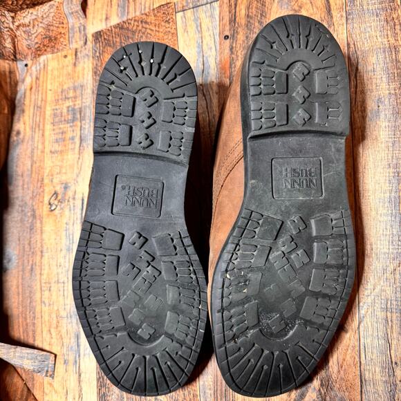 Nunn Bush Shoes Mens‎ 9.5 Wide Portland Oxfords Causal Brown Leather - Picture 4 of 7